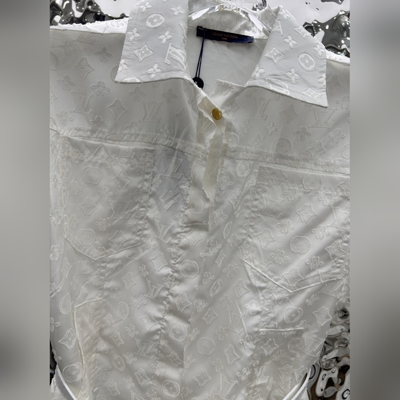 Louis Vuitton Elegant White Belted Dress - Picture 4 of 11